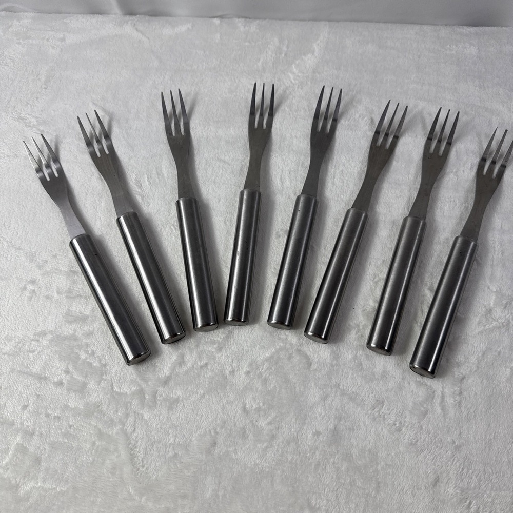 3 Prong Salad Forks Set Of 8
